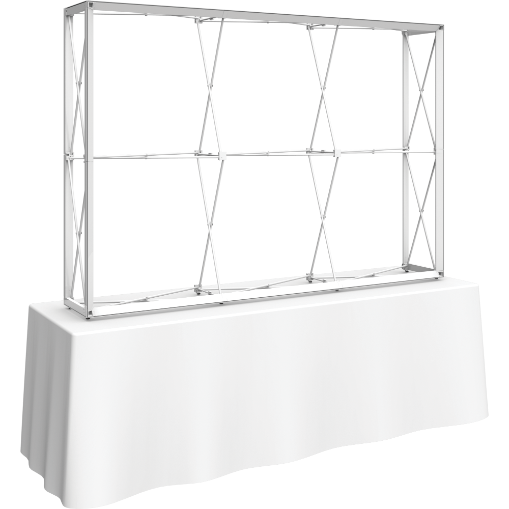 Embrace 7.5ft Tabletop Push-Fit Tension Fabric Display