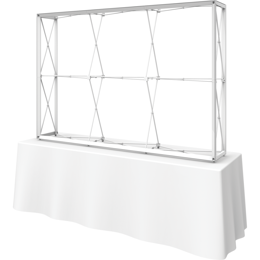 Embrace 7.5ft Tabletop Push-Fit Tension Fabric Display