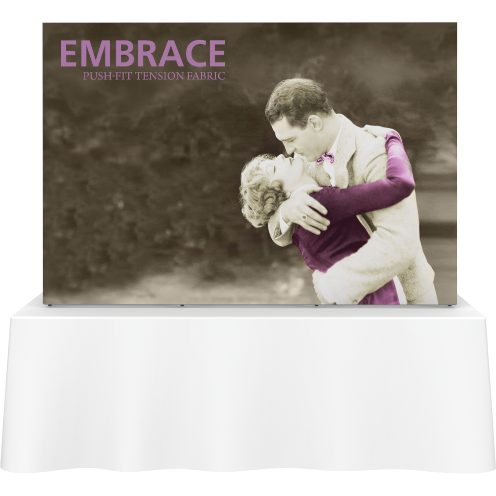 Embrace 7.5ft Tabletop Push-Fit Tension Fabric Display