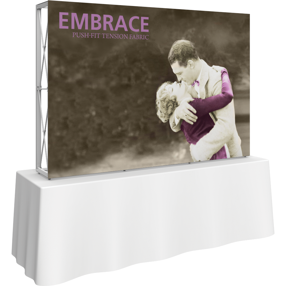 Embrace 7.5ft Tabletop Push-Fit Tension Fabric Display