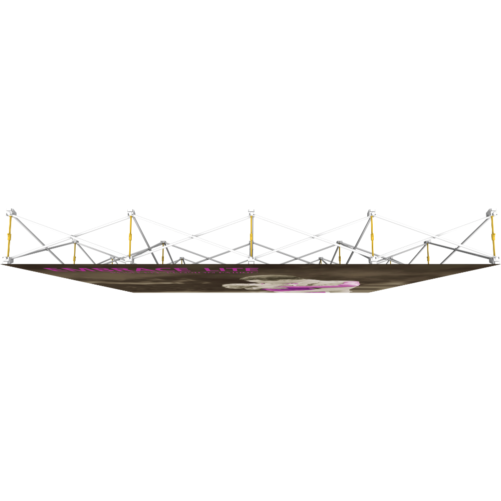 Embrace Lite 10ft Full Height Push-Fit Tension Fabric Display