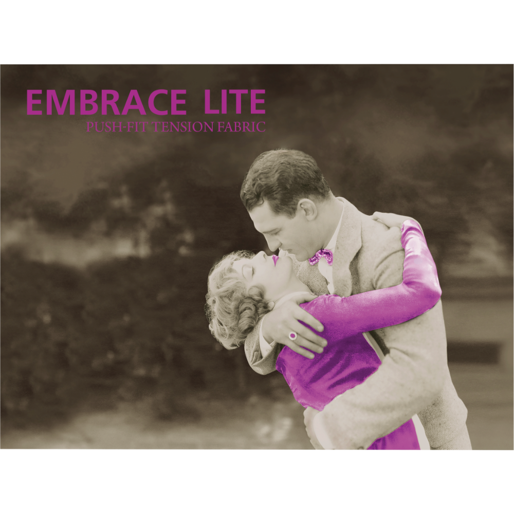 Embrace Lite 10ft Full Height Push-Fit Tension Fabric Display