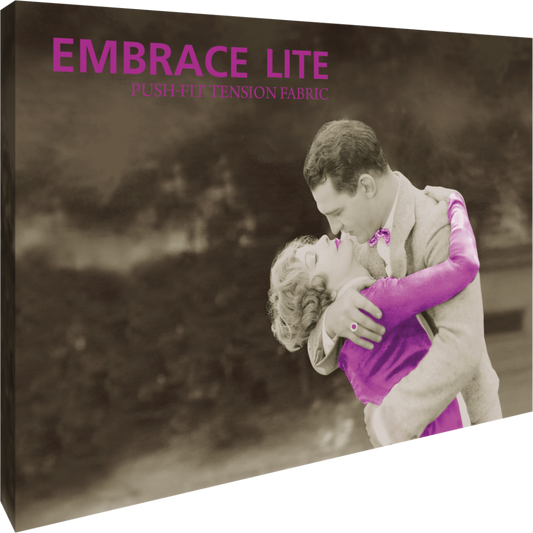 Embrace Lite 10ft Full Height Push-Fit Tension Fabric Display
