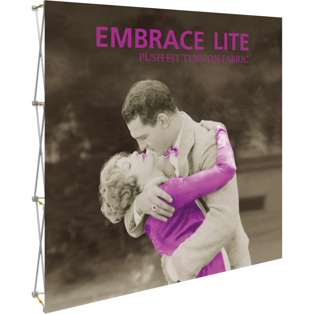 Embrace Lite 7.5ft Full Height Push-Fit Tension Fabric Display