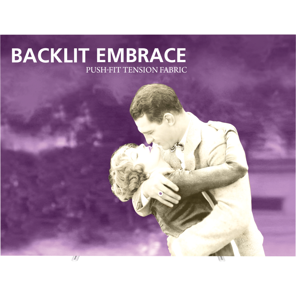 Embrace 10ft Backlit Full Height Push-Fit Tension Fabric Display
