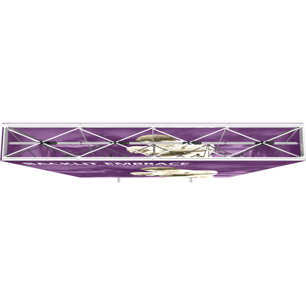 Embrace 10ft Backlit Full Height Push-Fit Tension Fabric Display