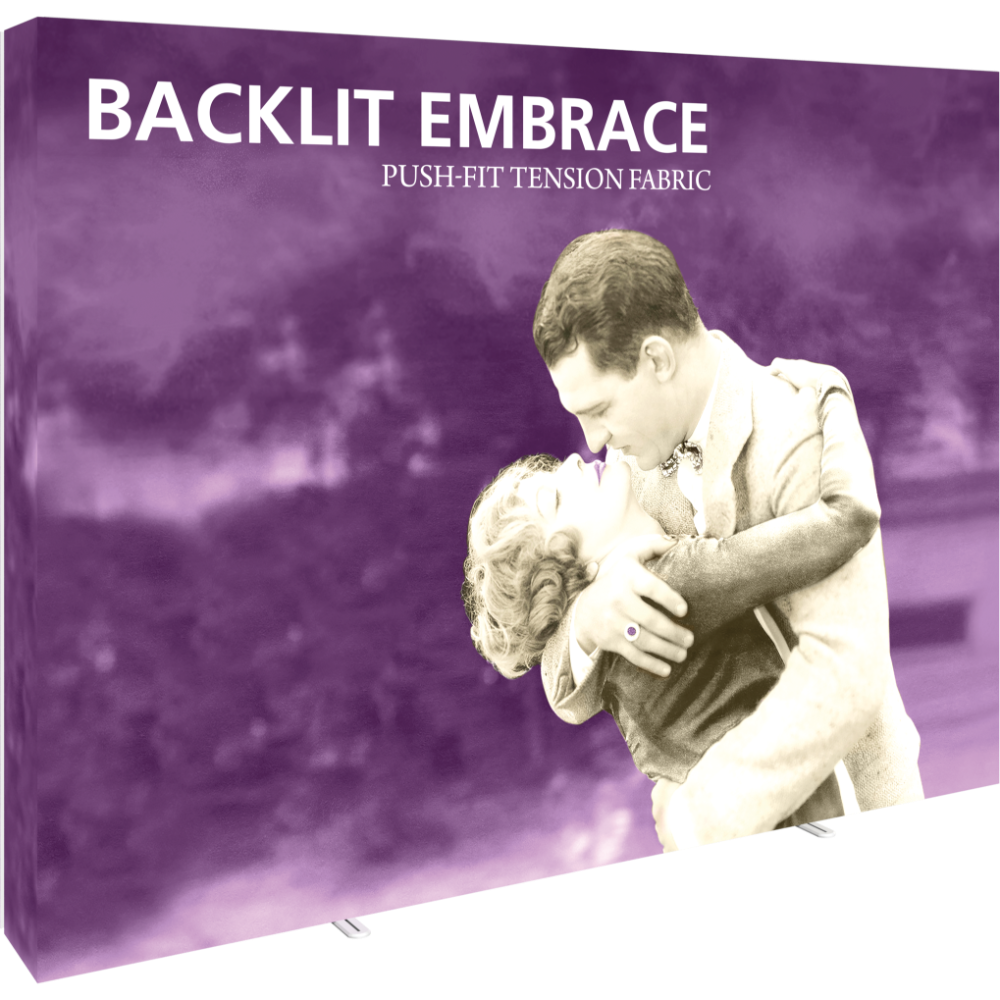 Embrace 10ft Backlit Full Height Push-Fit Tension Fabric Display