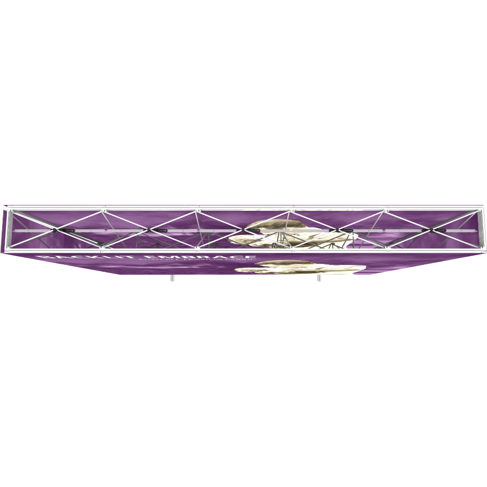 Embrace 12.5ft Backlit Full Height Push-Fit Tension Fabric Display