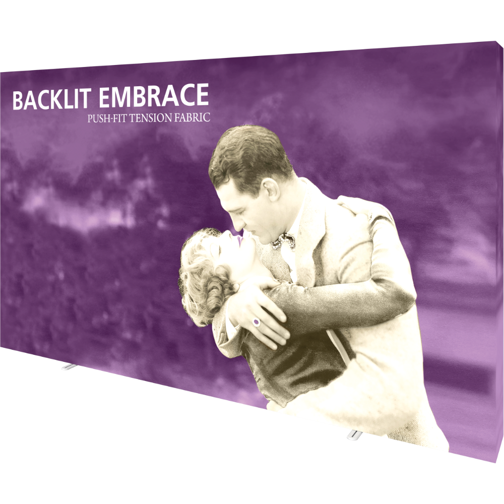 Embrace 12.5ft Backlit Full Height Push-Fit Tension Fabric Display