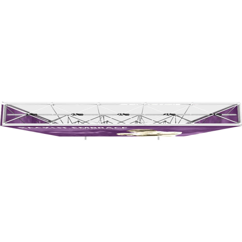 Embrace 12.5ft Backlit Full Height Push-Fit Tension Fabric Display