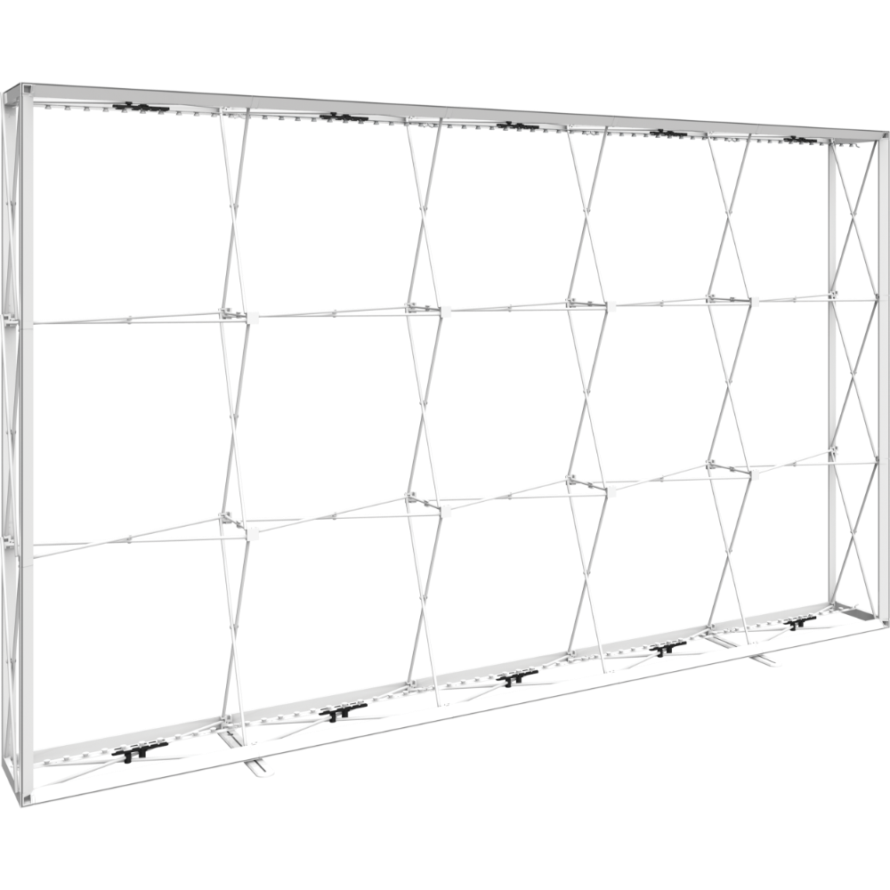 Embrace 12.5ft Backlit Full Height Push-Fit Tension Fabric Display