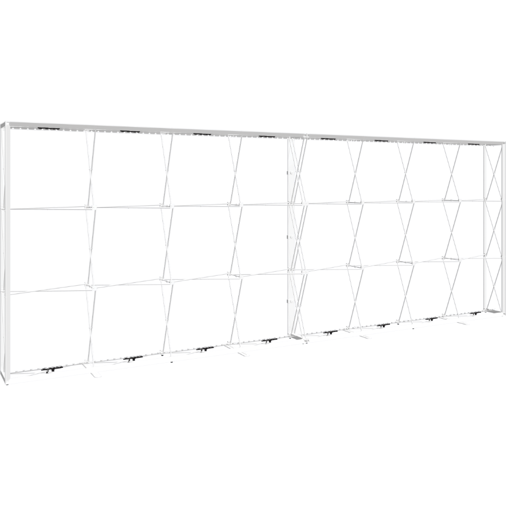 Embrace 20ft Backlit Full Height Push-Fit Tension Fabric Display