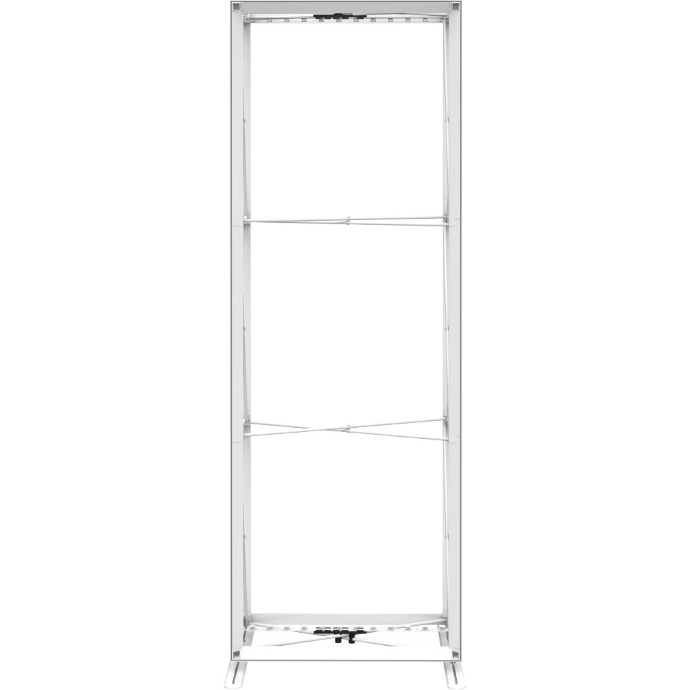 Embrace 2.5ft Backlit Full Height Push-Fit Tension Fabric Display