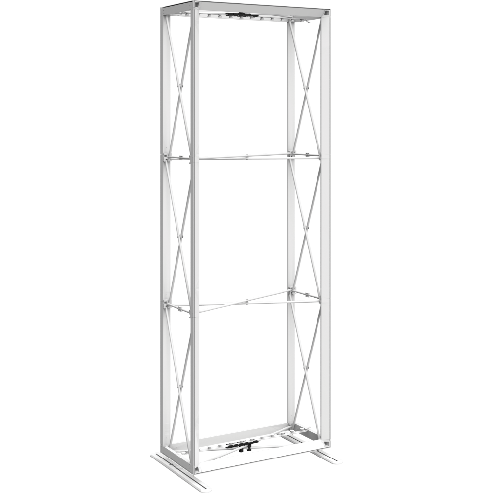 Embrace 2.5ft Backlit Full Height Push-Fit Tension Fabric Display