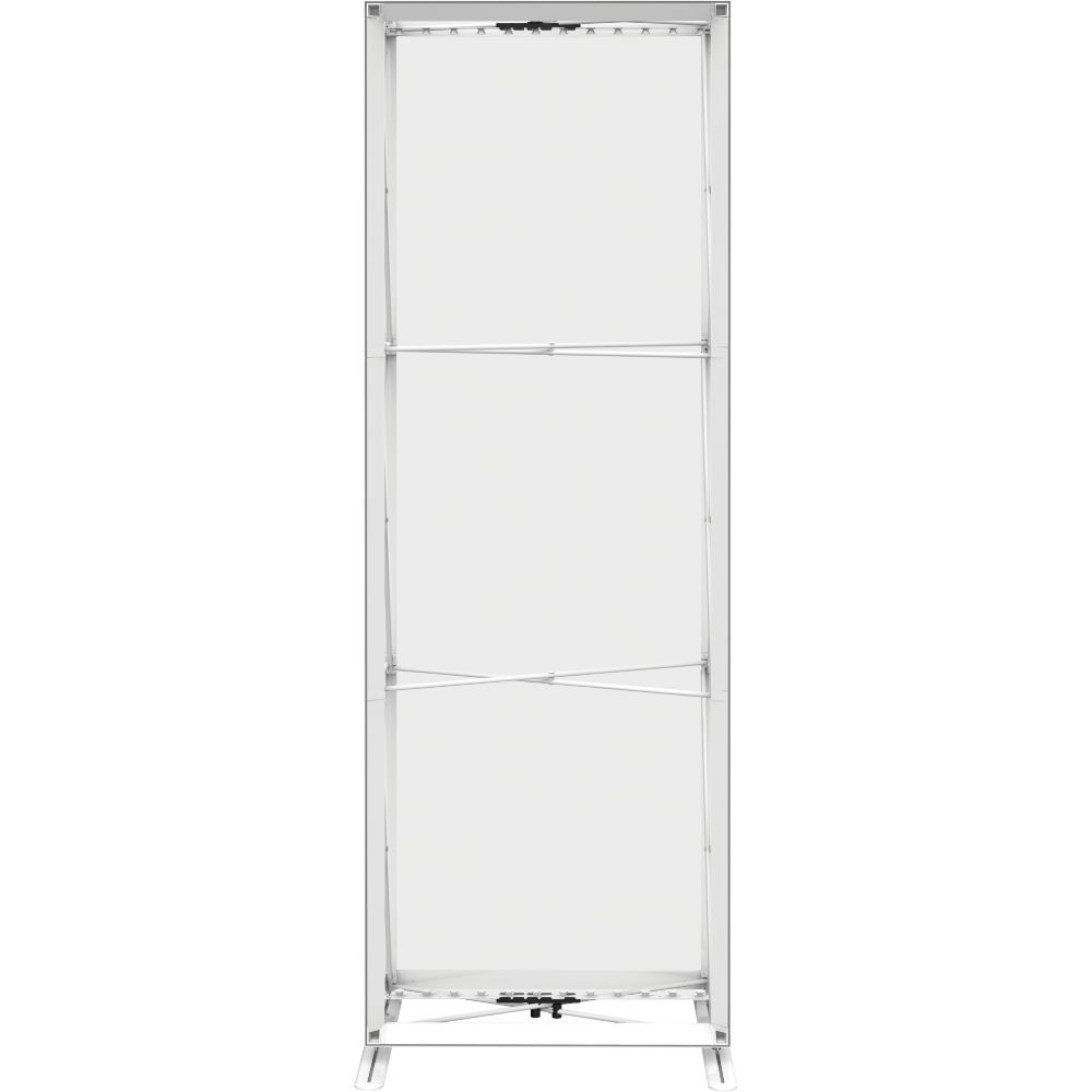 Embrace 2.5ft Backlit Full Height Push-Fit Tension Fabric Display
