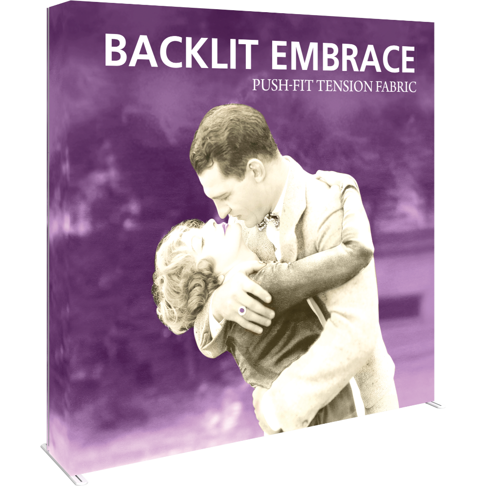 Embrace 7.5ft Backlit Full Height Push-Fit Tension Fabric Display