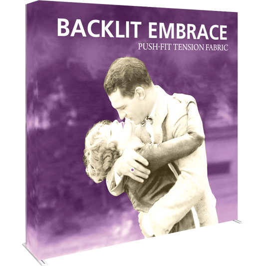Embrace 7.5ft Backlit Full Height Push-Fit Tension Fabric Display