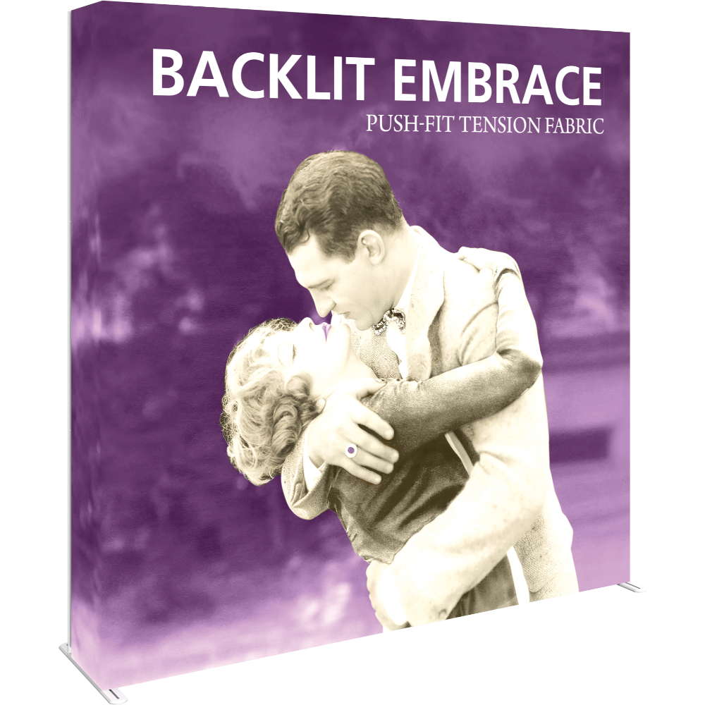 Embrace 7.5ft Backlit Full Height Push-Fit Tension Fabric Display