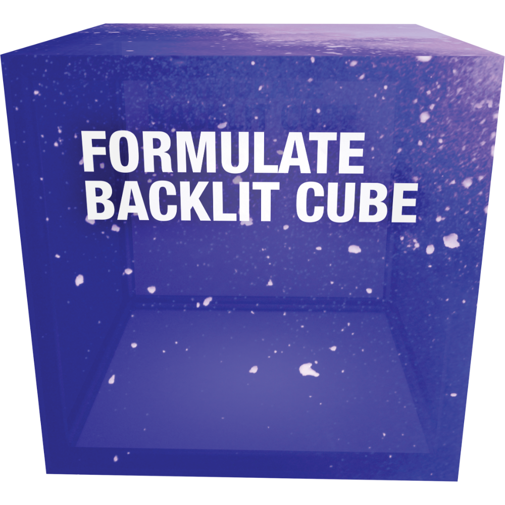 Formulate Backlit Cube