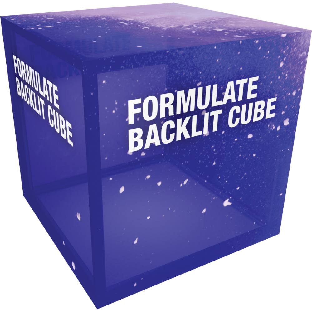 Formulate Backlit Cube