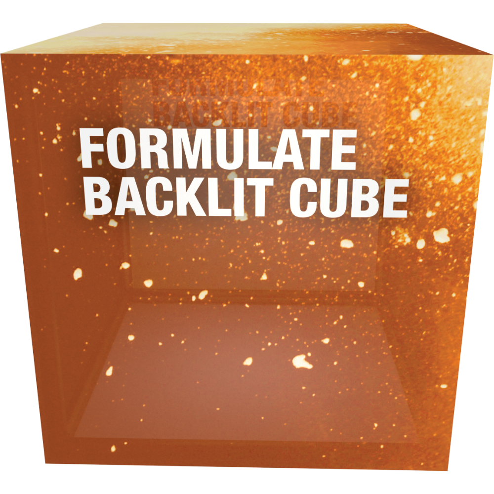 Formulate Backlit Cube