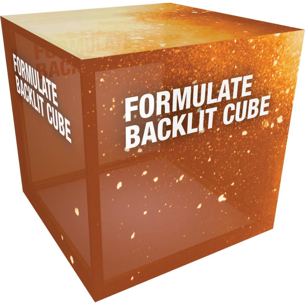 Formulate Backlit Cube