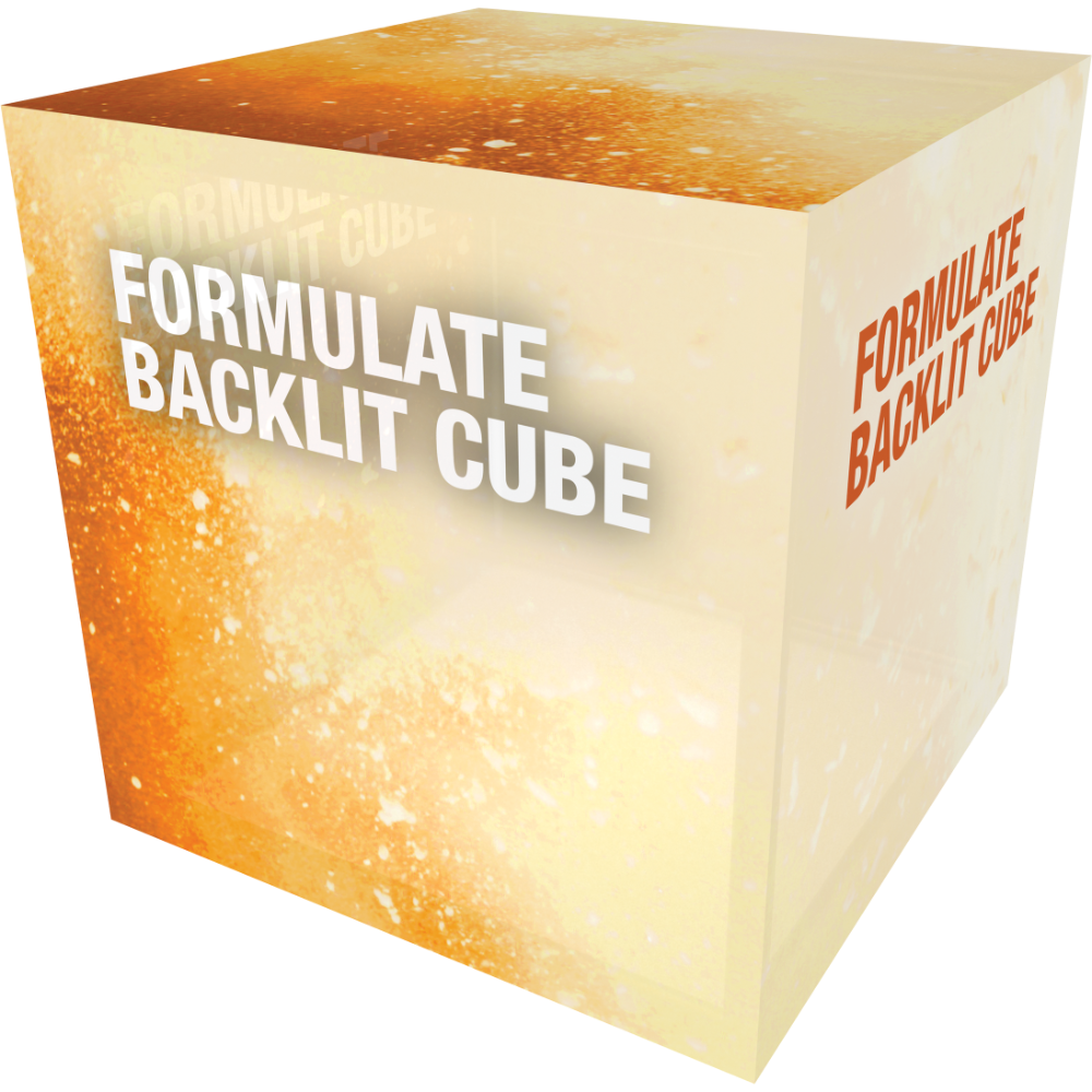 Formulate Backlit Cube