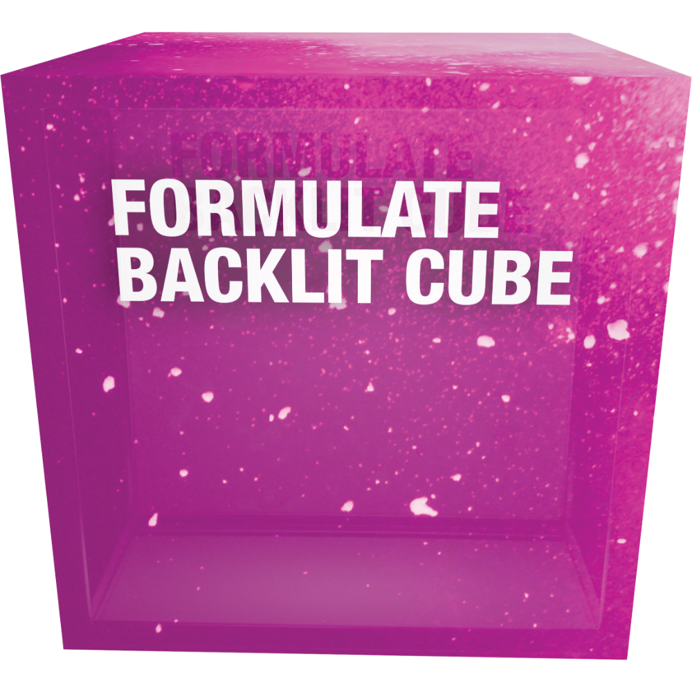 Formulate Backlit Cube