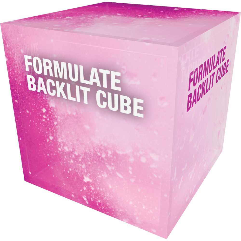 Formulate Backlit Cube