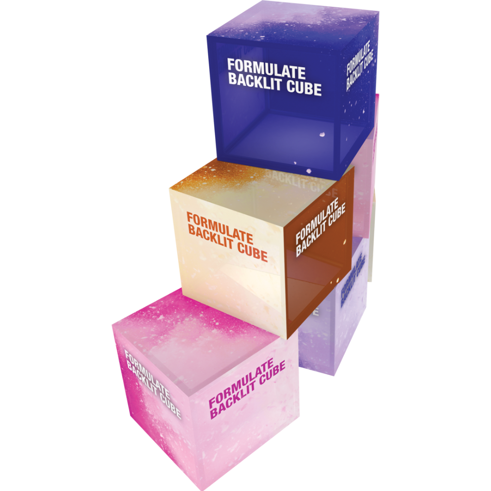 Formulate Backlit Cube