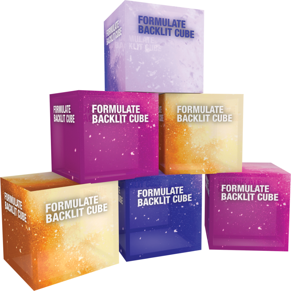 Formulate Backlit Cube