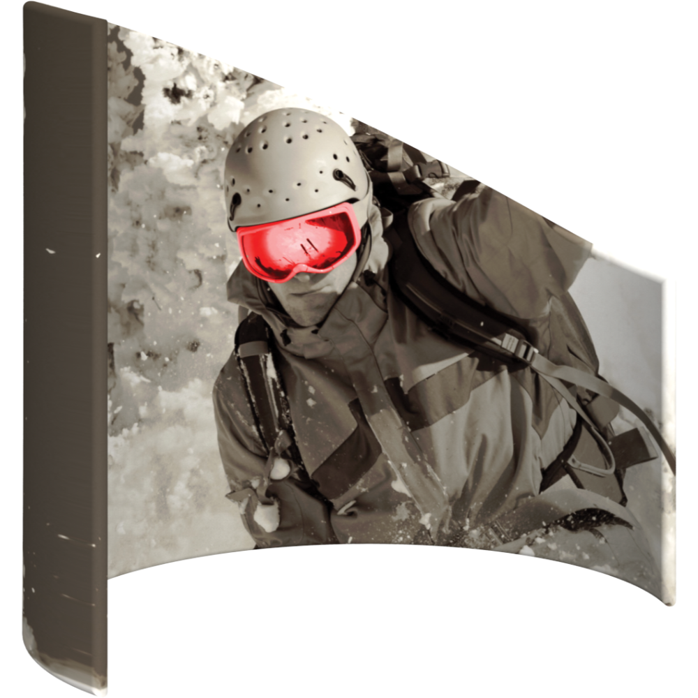 Formulate C-Shaped Wall Tension Fabric Structure