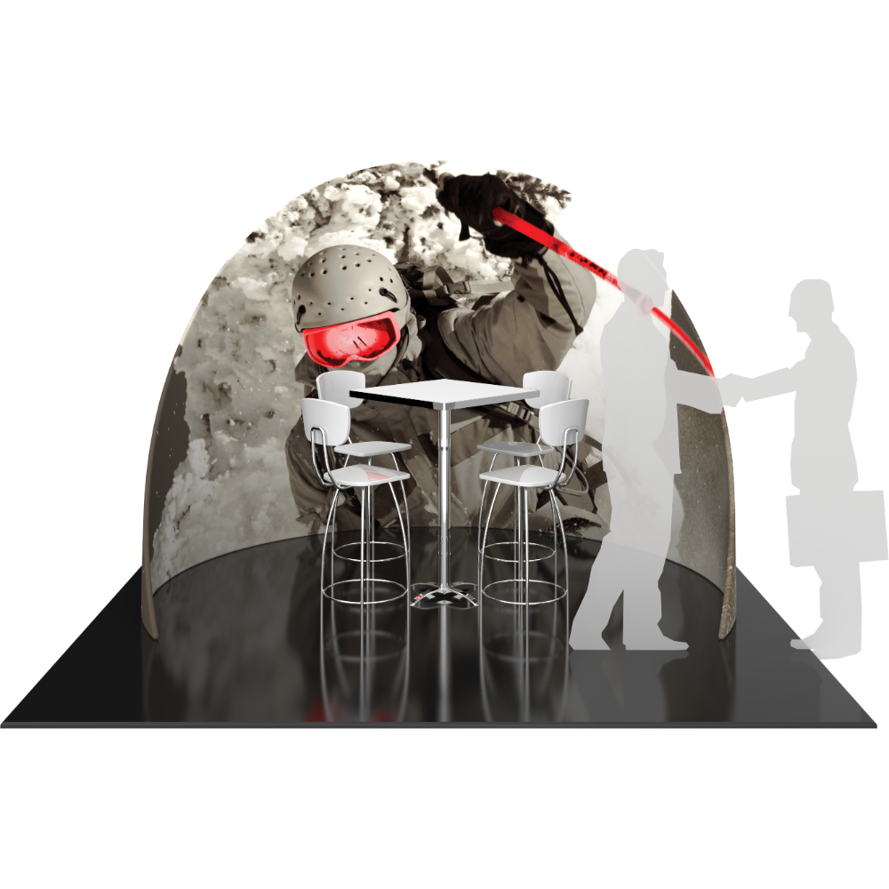 Formulate Chip-Shaped Wall 02 Tension Fabric Structure