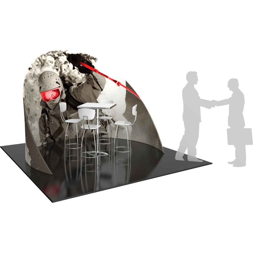 Formulate Chip-Shaped Wall 02 Tension Fabric Structure