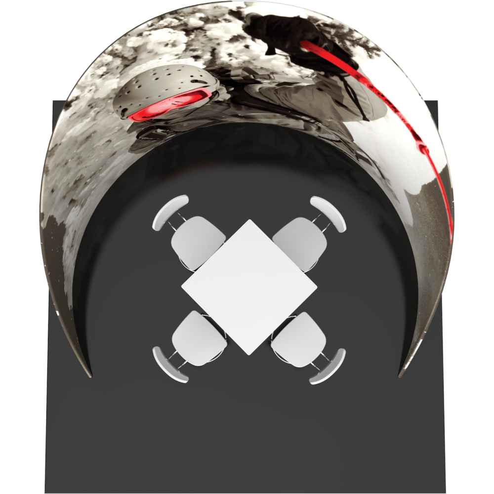 Formulate Chip-Shaped Wall 02 Tension Fabric Structure