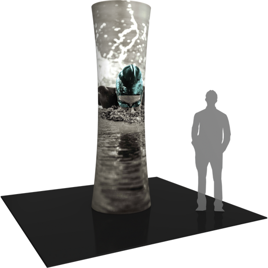 Formulate Cylinder Tower 02 Tension Fabric Structure