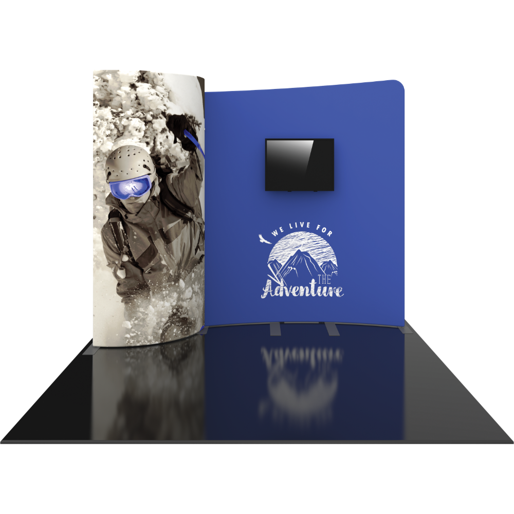 Formulate Designer Series 10ft Fabric Backwall Kit 01