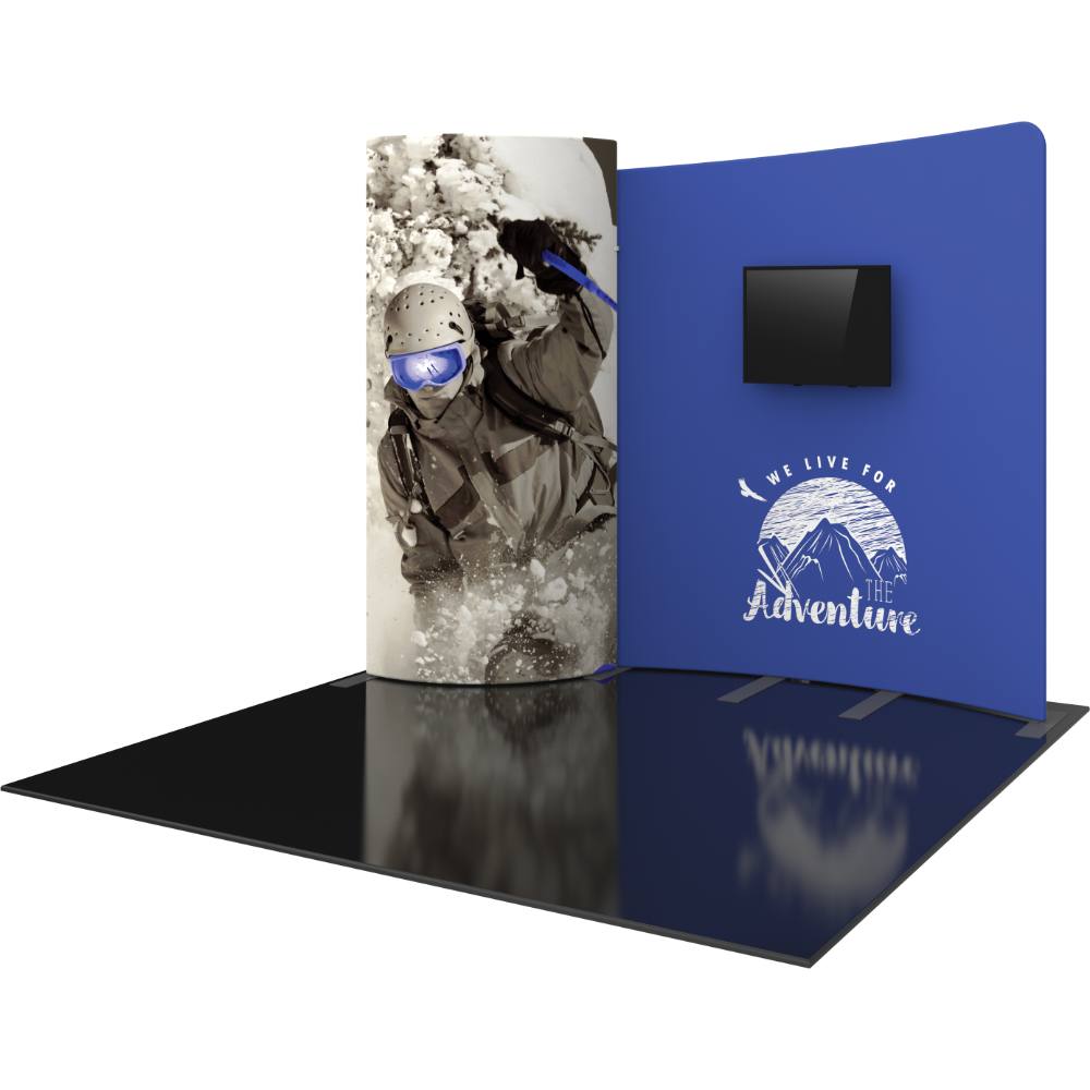 Formulate Designer Series 10ft Fabric Backwall Kit 01