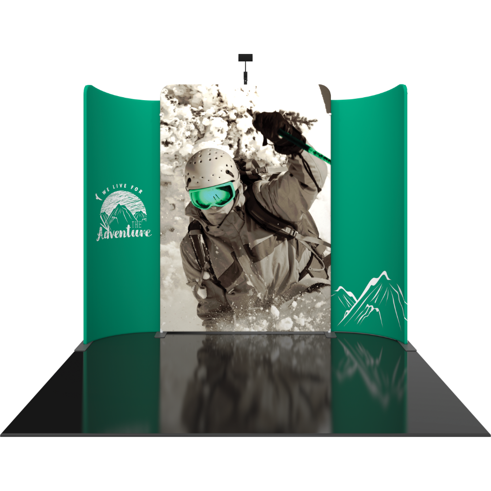 Formulate Designer Series 10ft Fabric Backwall Kit 02