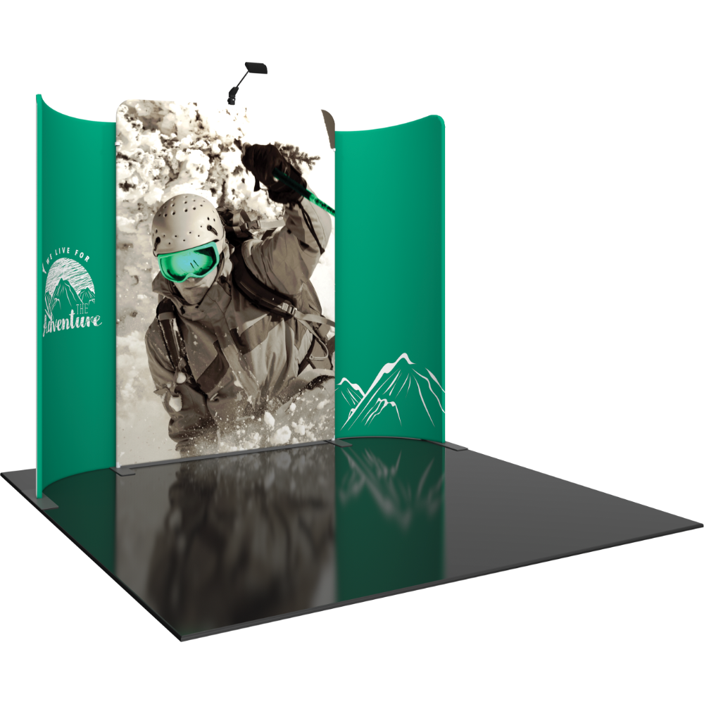 Formulate Designer Series 10ft Fabric Backwall Kit 02