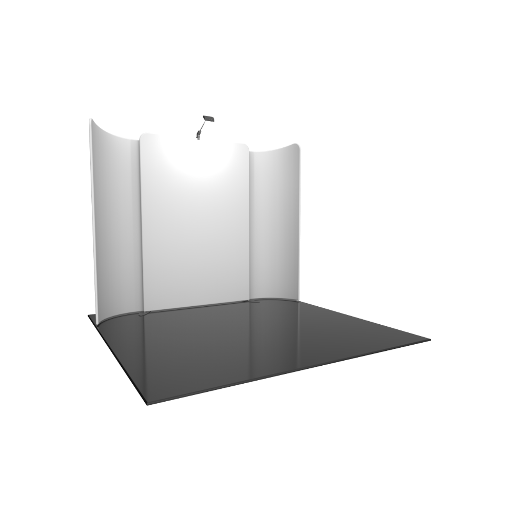 Formulate Designer Series 10ft Fabric Backwall Kit 02