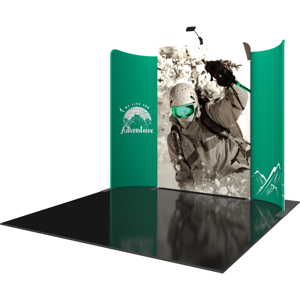 Formulate Designer Series 10ft Fabric Backwall Kit 02