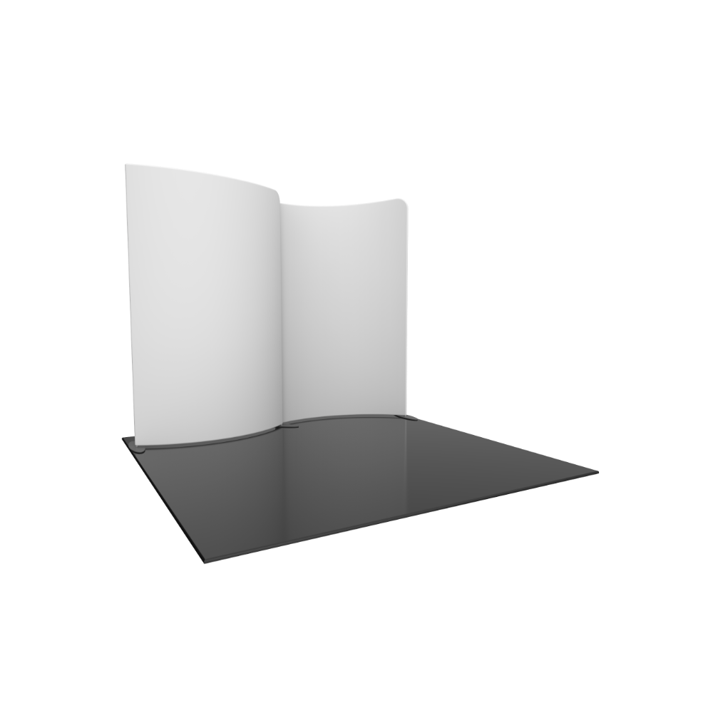 Formulate Designer Series 10ft Fabric Backwall Kit 03