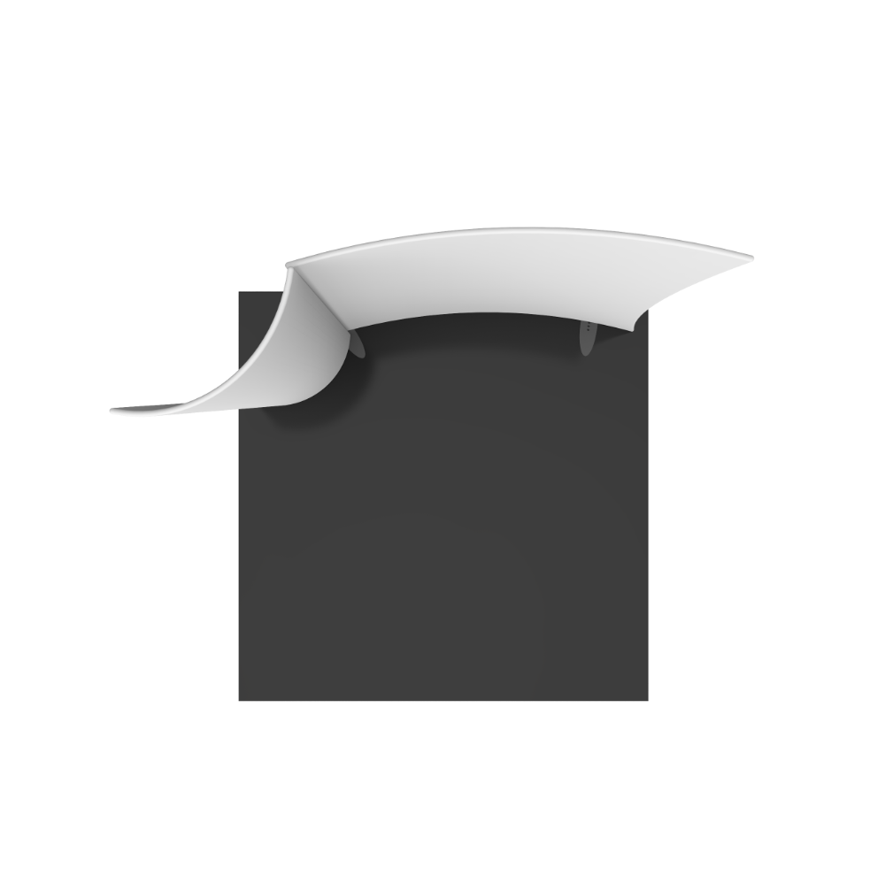 Formulate Designer Series 10ft Fabric Backwall Kit 04