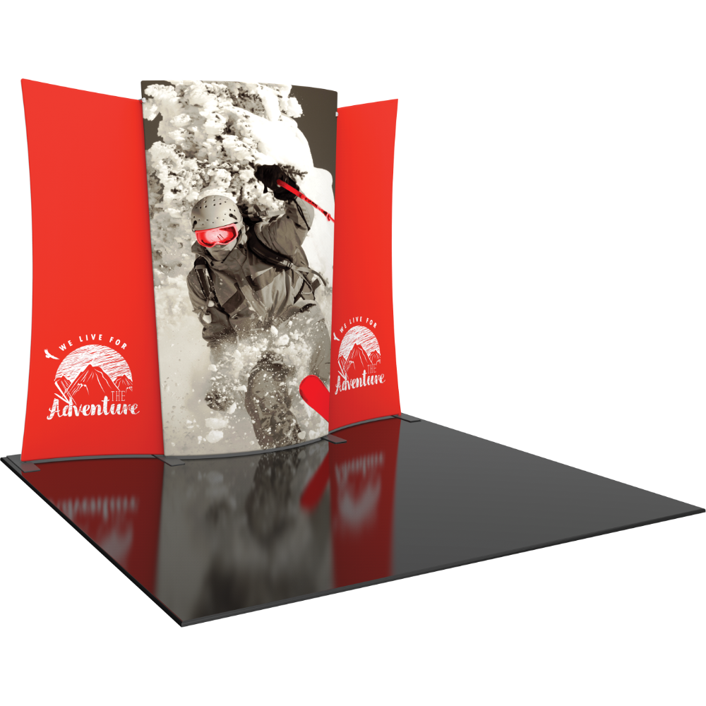 Formulate Designer Series 10ft Fabric Backwall Kit 05