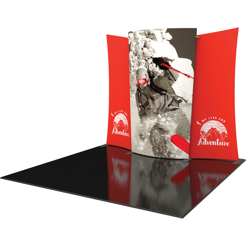 Formulate Designer Series 10ft Fabric Backwall Kit 05