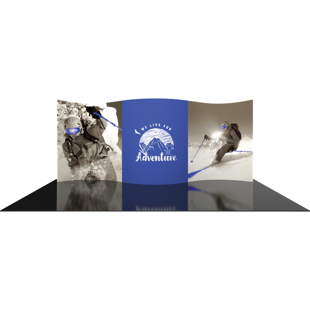 Formulate Designer Series 20ft Fabric Backwall Kit 01