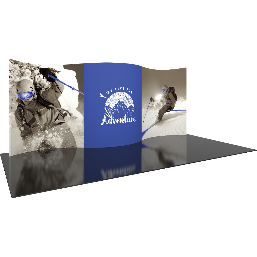 Formulate Designer Series 20ft Fabric Backwall Kit 01