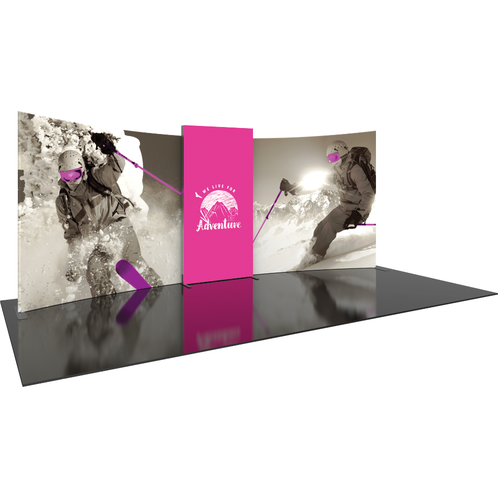 Formulate Designer Series 20ft Fabric Backwall Kit 02