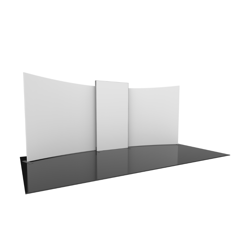 Formulate Designer Series 20ft Fabric Backwall Kit 02